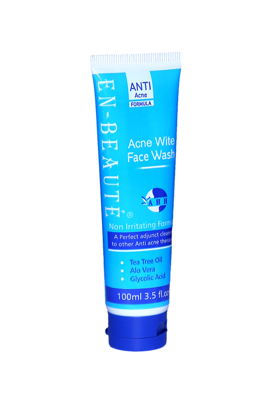 Acne wite face wash